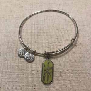 "Gladiolus" Charm Bracelet- Silver